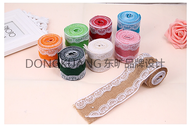 6CM lace-trimmed linen
