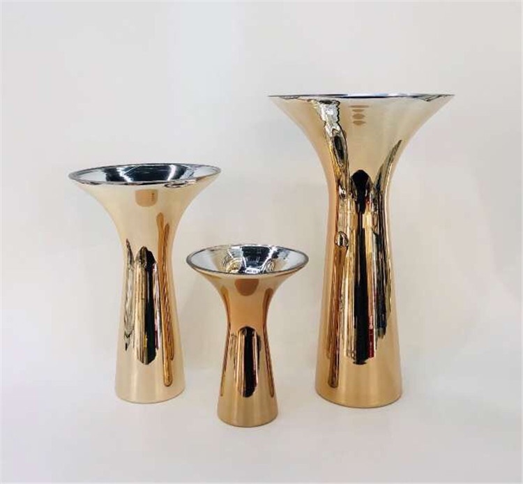 BBglass Buei Buei Bue، مزهرية ذهبية زجاجية ذهبية