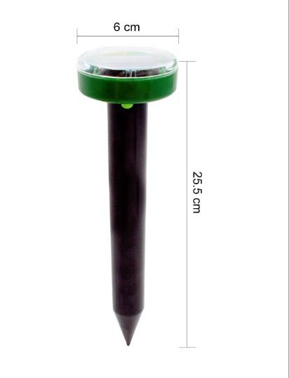 太阳能驱鼠器 超声波太阳能草坪插地驱鼠驱蛇器详情图5