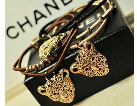 Korean fashion girl style versatile alloy cartoon rubber band high elastic jewelry hair ring thumbnail