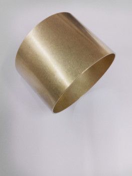 DIY copper bracelets, wide surface bracelets, smooth plate bracelets, European and American style bracelets, custom-made according to samples thumbnail