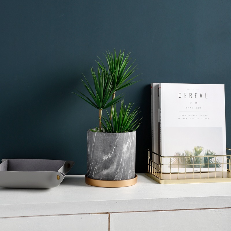 Grey flowerpot Application Scenario