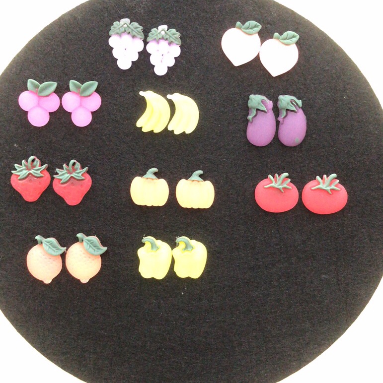 1520 matte transparent fruit resin accessories thumbnail