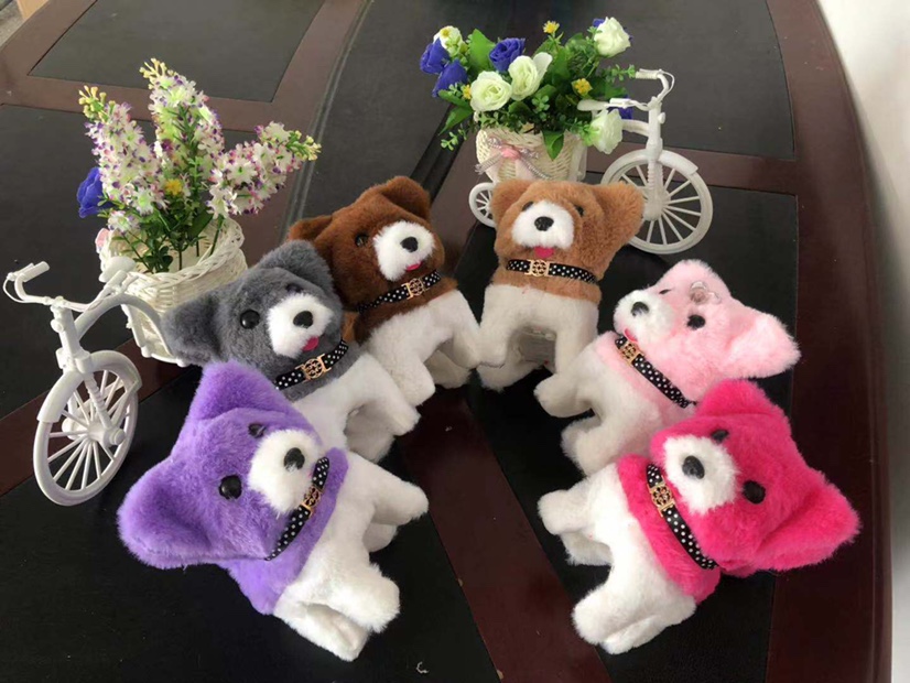 新款毛毛狗前进后退小狗狗