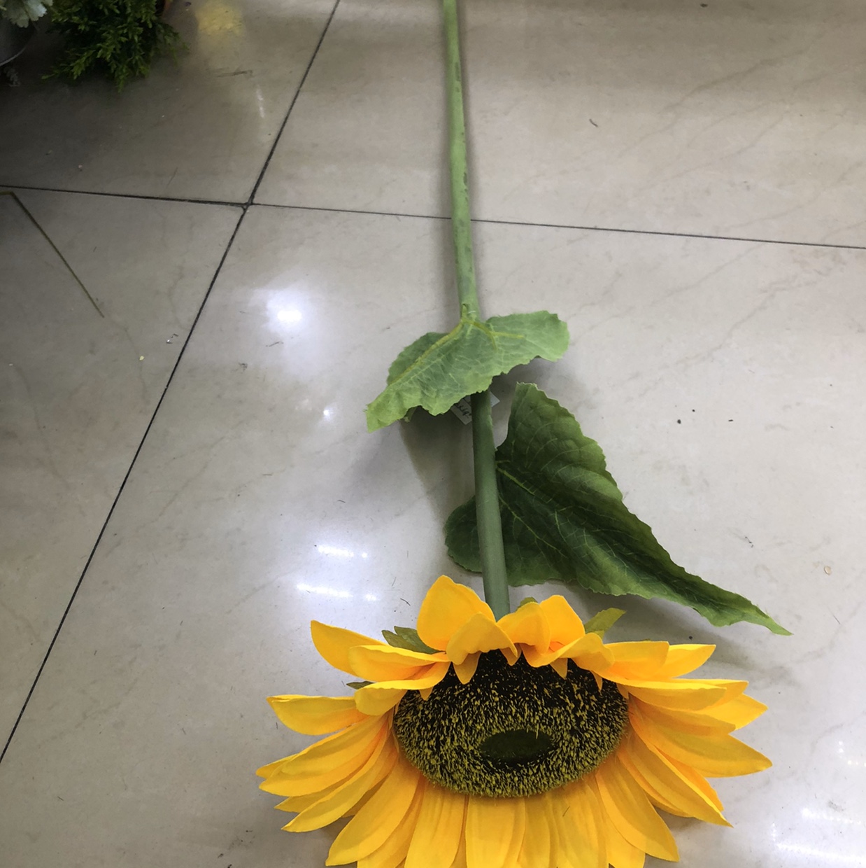 仿真花 向日葵 大型仿真展示。假花向日葵