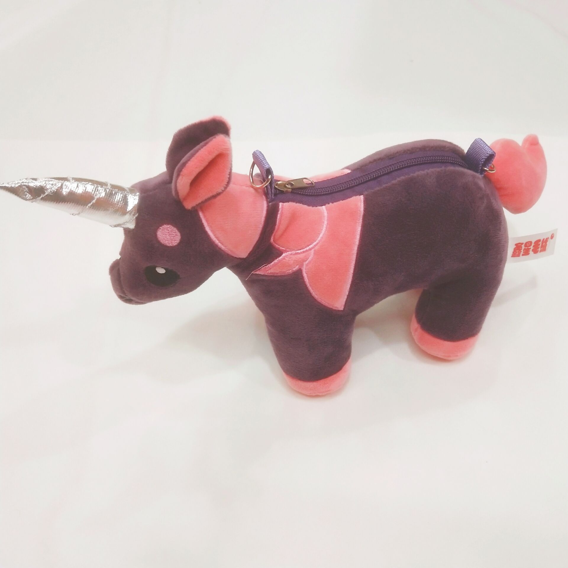 New unicorn plush bag Women's crossbody bag New cute unicorn plush toy crossbody bag Specification image