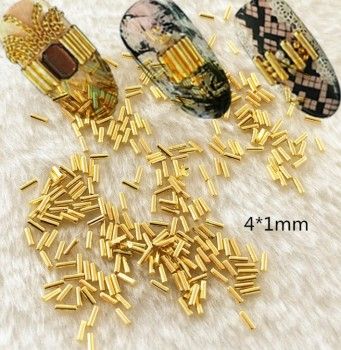 New Japanese-style nail alloy accessories, solid mini rivet metal rods, DIY nail accessory stickers full figure