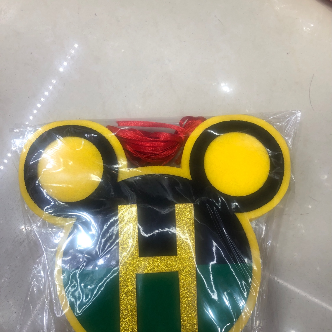 Wholesale of non-woven fabric birthday three-dimensional hanging strips and color strips 01 Specification image