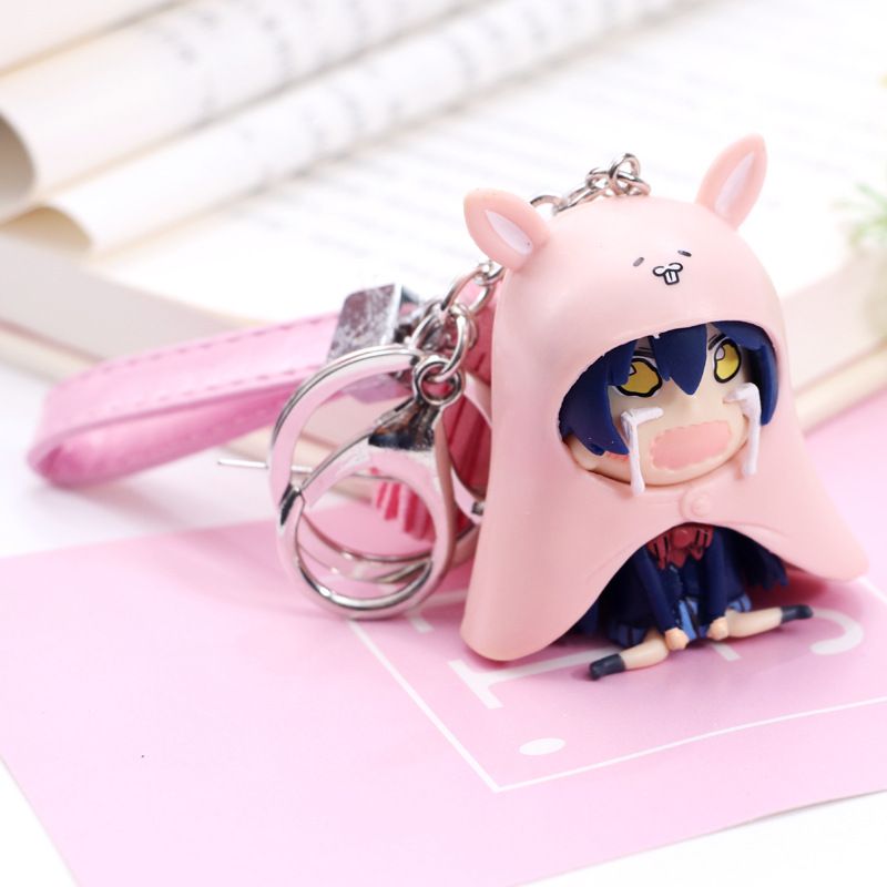 Selected Korean velvet rope pendants and keychains from the loveliveQ series of anime-related figurines undefined