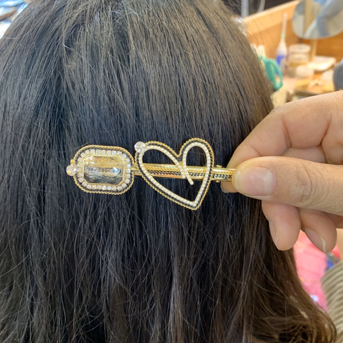 Love Square Drill Clip details Picture