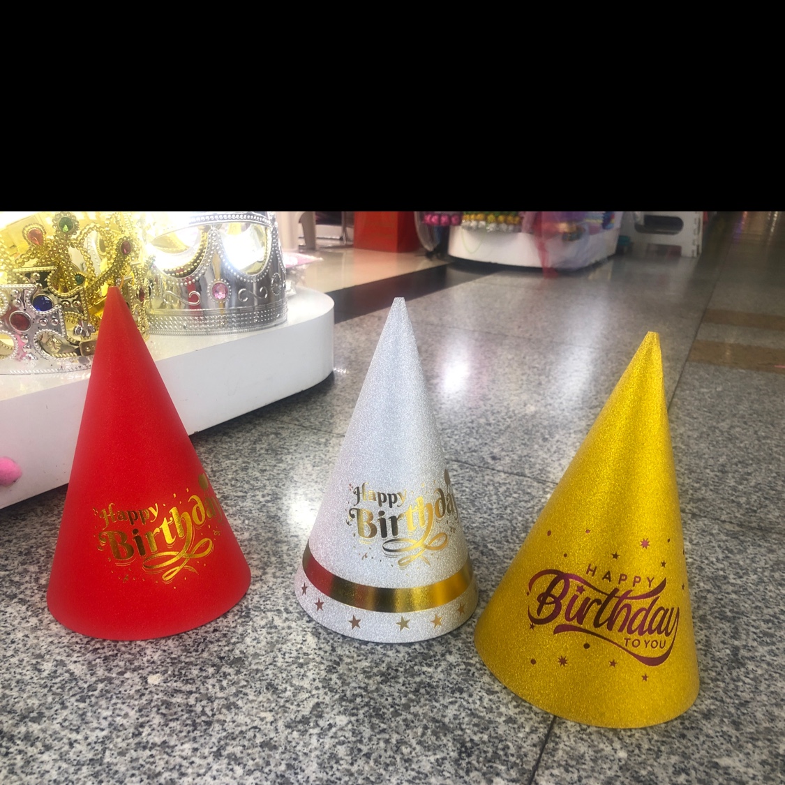 Wholesale of birthday hats, festival hats, party supplies and decorations 02 Specification image