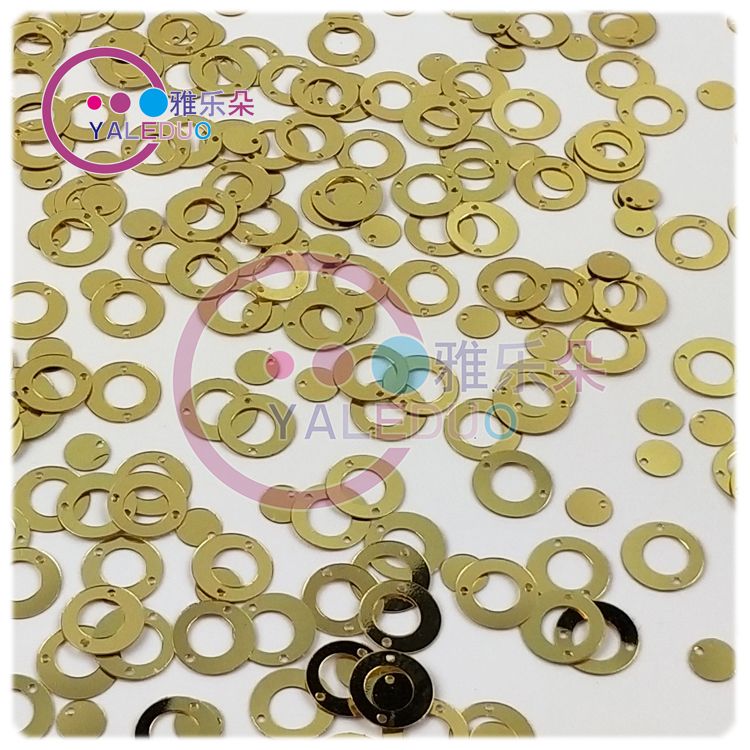 10mm pair of Confucius Mother round sequined earrings, accessories, diy handcrafted materials, sequins, clothing, shoes, hats and accessories Application Scenario