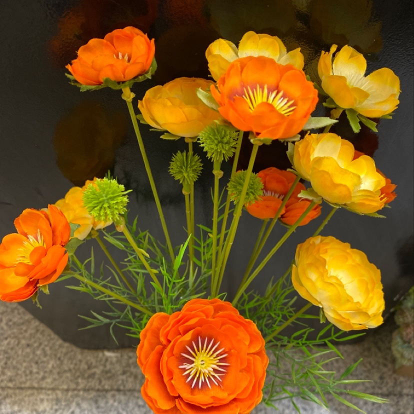 厂家直销 仿真花批发 12头春洋牡丹  室内装饰  颜色可多选国潮