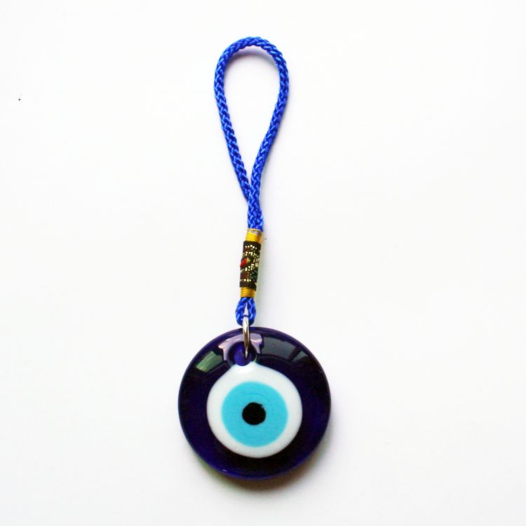 3.5 cm pendant, Turkish and Greek tourist souvenir glass blue eye pendant, available in stock and customizable