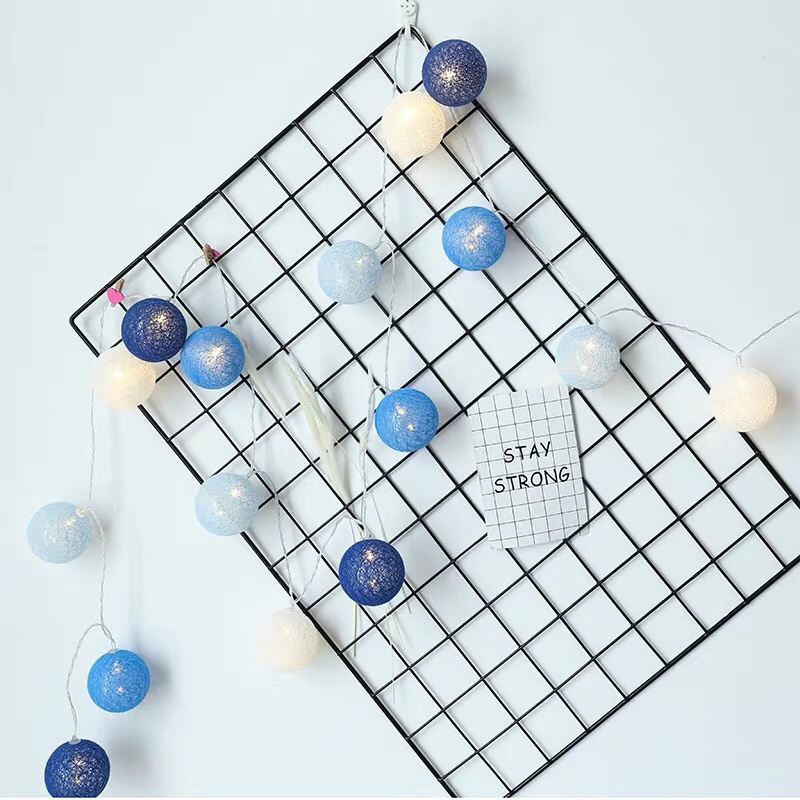 6 cm cotton ball lamp, led lamp, Christmas decoration, festival small color lamp, cotton ball lamp, string copper wire lamp, battery lamp wholesale factory Application Scenario