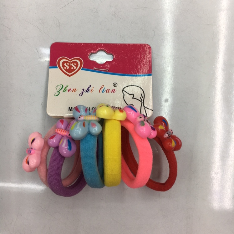 4,5寸皮筋粘蝴蝶树脂