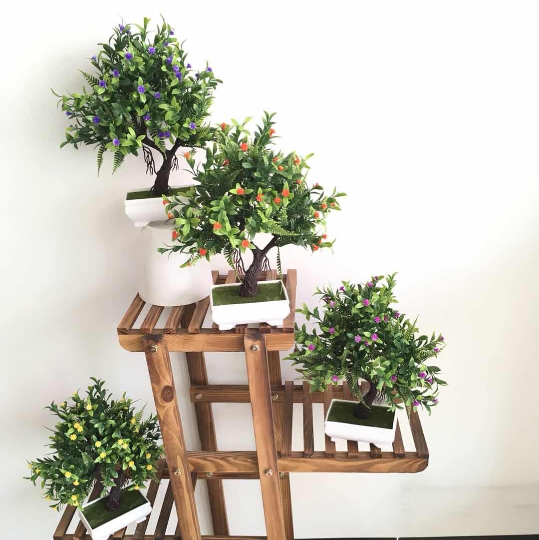 Artificial bonsai, small plants, artificial green plants, home bonsai, artificial flowers, bonsai, roses, bonsai, artificial wildflowers Application Scenario