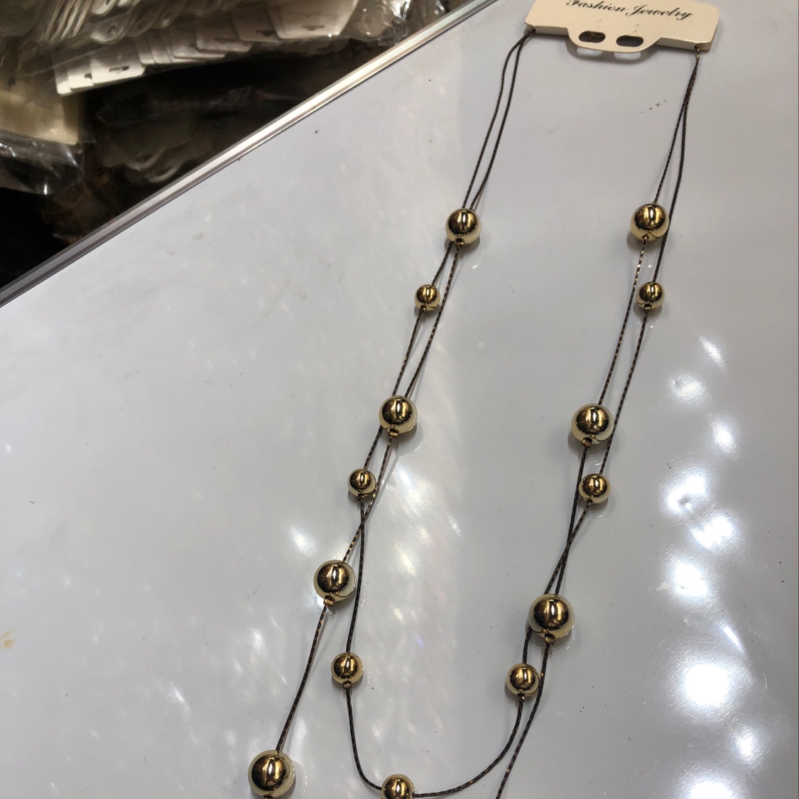 UV bead necklace details Picture