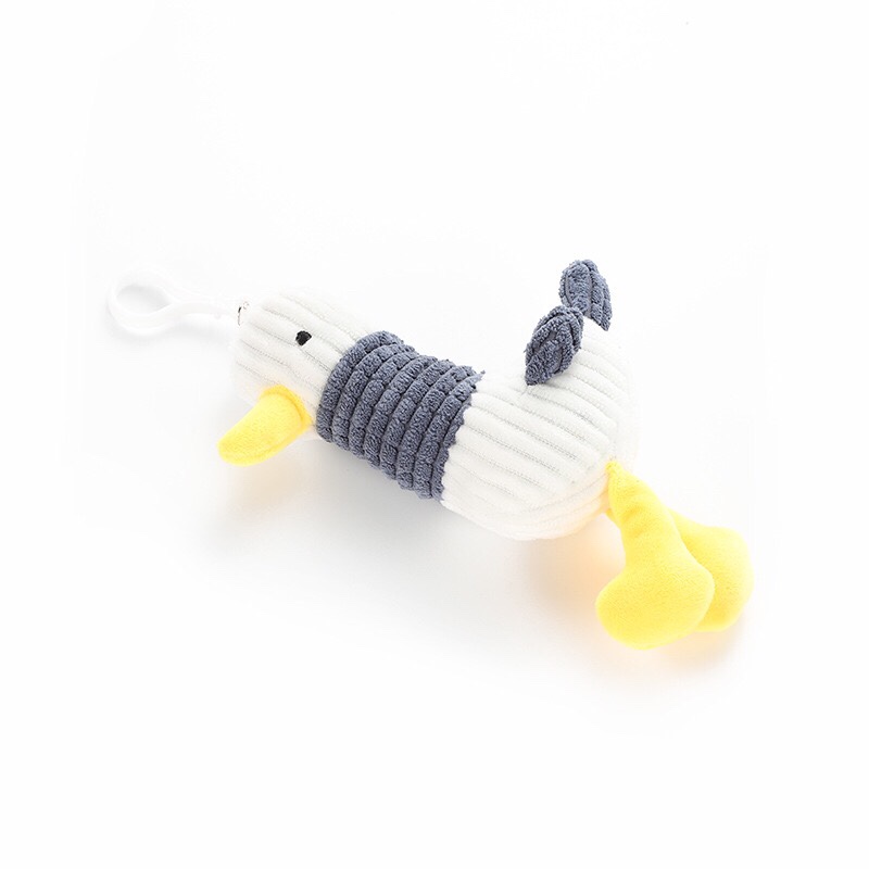 Manufacturers direct refueling duck key chain bag pendant plush toy doll thumbnail