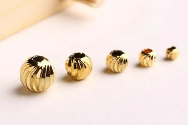 Factory direct sales of patterned copper beads, watermelon balls, engraved balls, curved knife balls, jewelry, copper accessories, and custom orders based on samples thumbnail