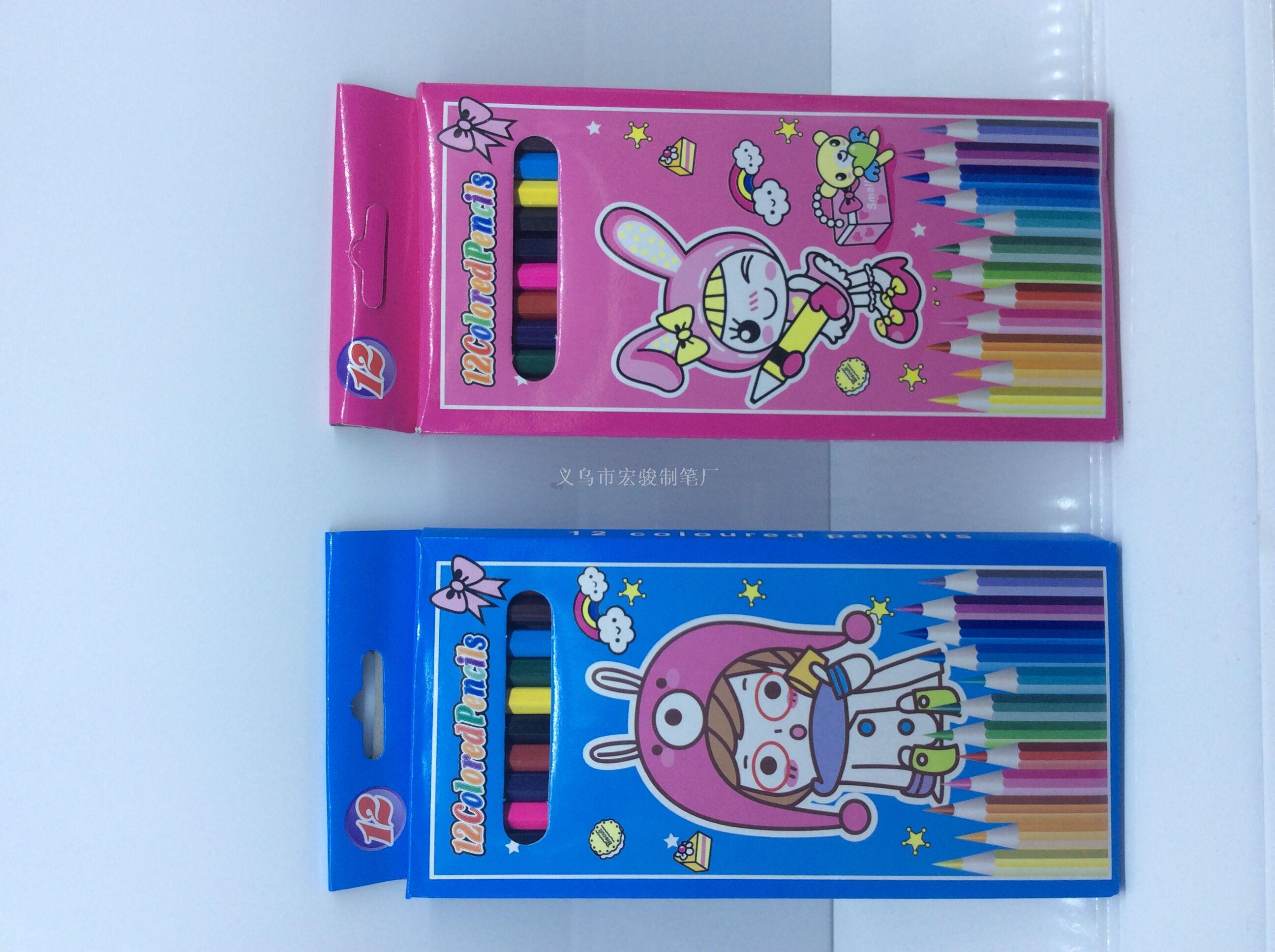 义乌好货 18色彩铅儿童彩色铅笔彩盒装绘画彩铅详情图3