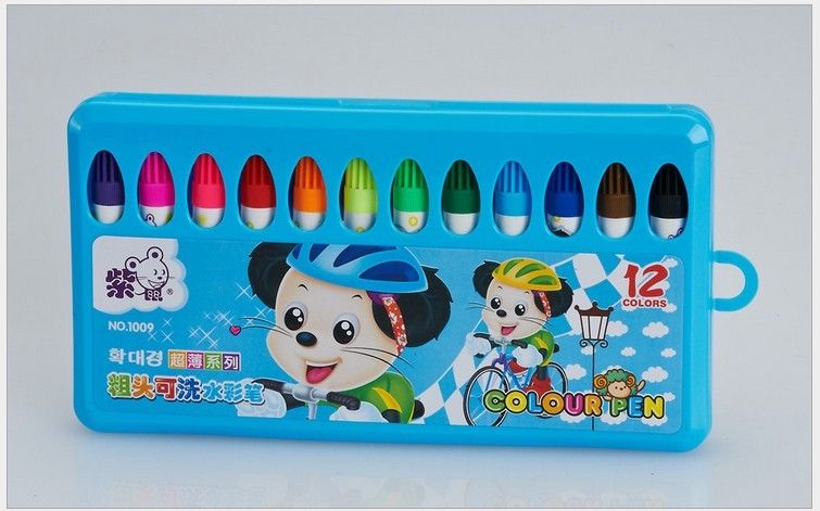 Yiwu good genuine article 12 color watercolor pen box watercolor pen