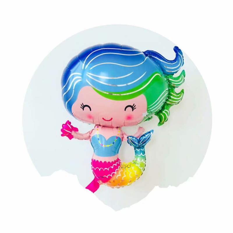 Mermaid aluminum film ball balloon party decoration supplies manufacturers wholesale thumbnail