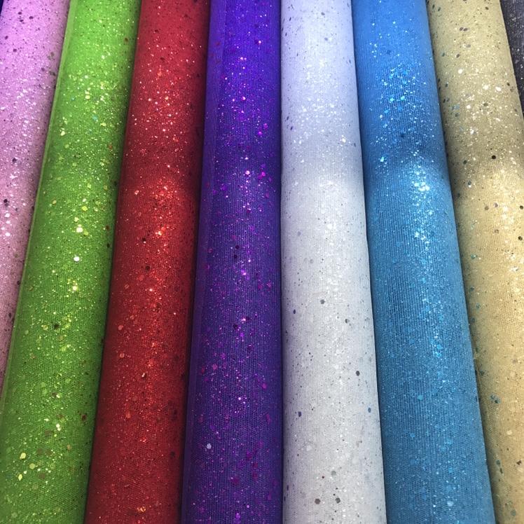 Sequin net for wapping flowers or festival decoration thumbnail