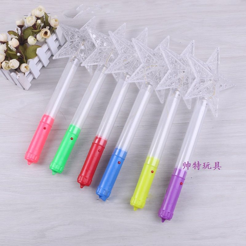 Hollowed-out five-star high-brightness multi-mode flash stick
