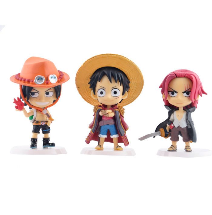 One Piece Figure 71 Generation 6 Q-version Red-Haired Pirates Shanks, Luffy and the Phoenix details Picture