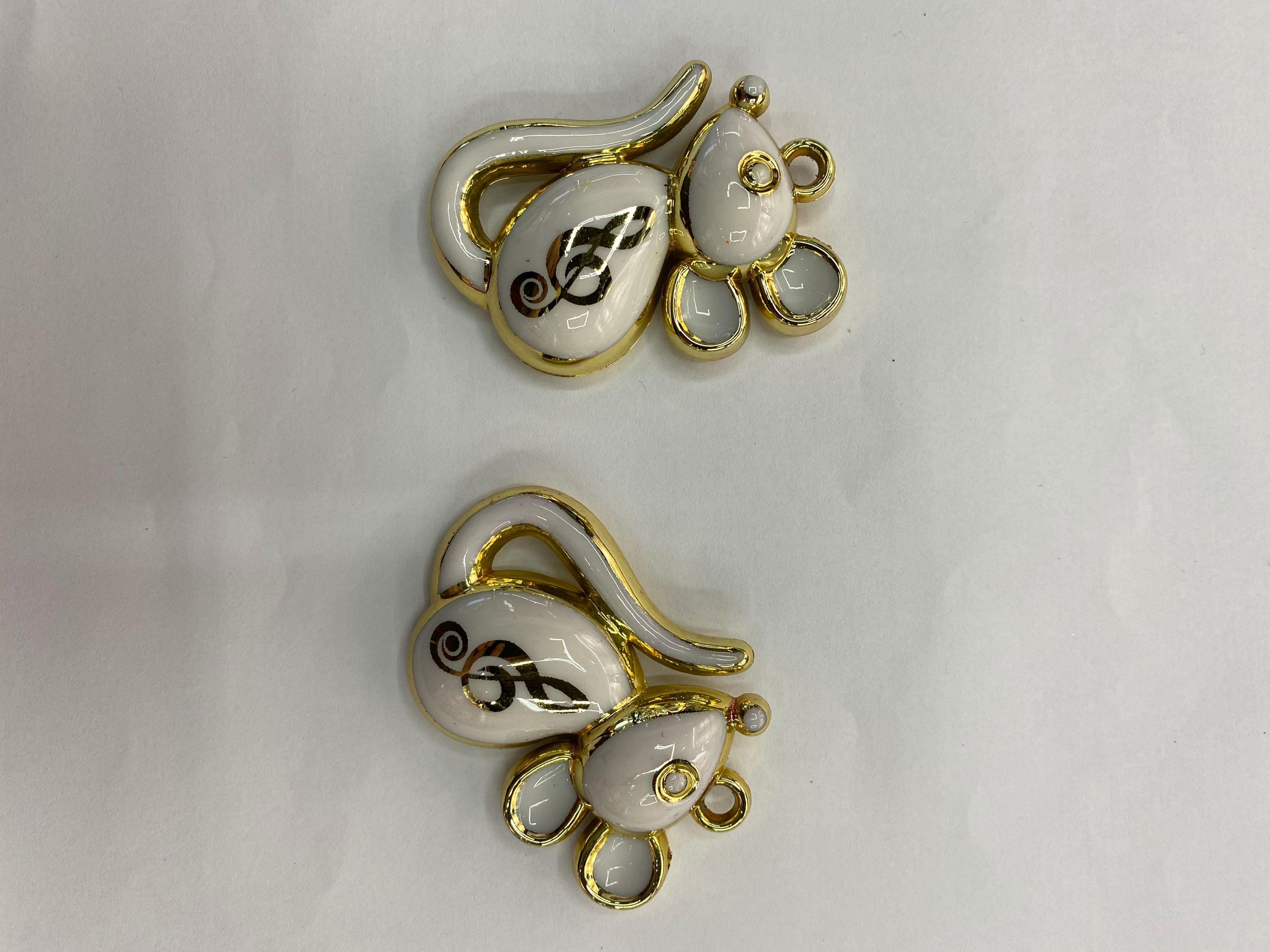 DIY jewelry accessories, electroplated UV acrylic cartoon mouse color jewelry accessories