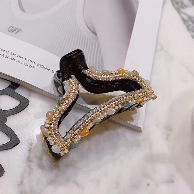 Retro bow cat face one-piece clip 21342312