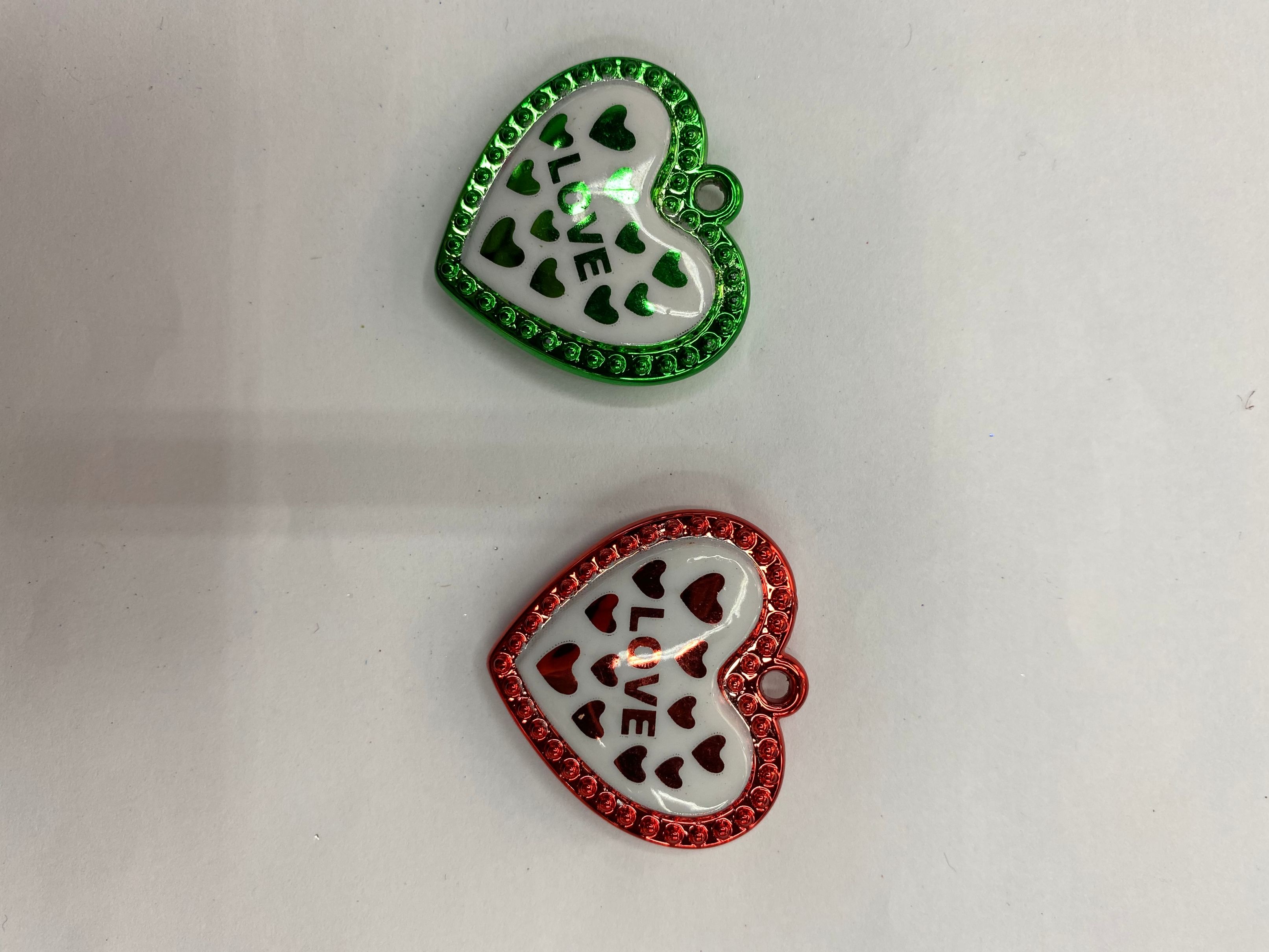 DIY jewelry accessories, electroplated UV acrylic, full of LOVE, colorful jewelry accessories 1
