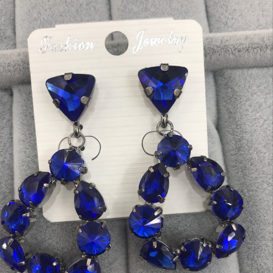 Baolan crystal opal earrings