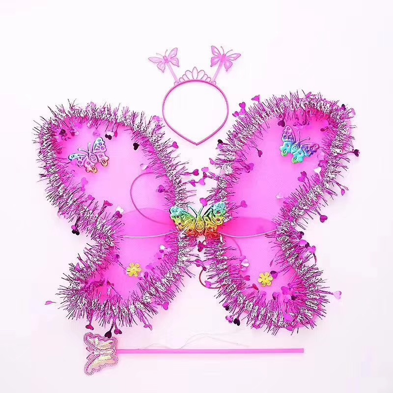 Rain-silk butterfly wings glow toy thumbnail