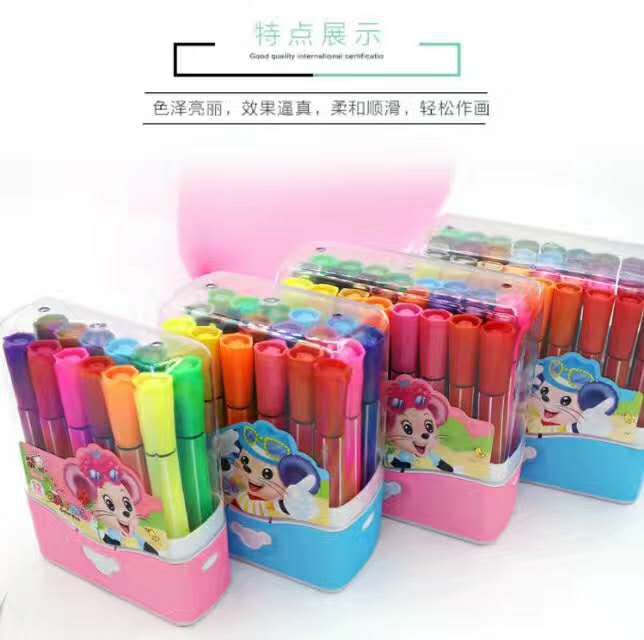 Yiwu Selection China pen industry watercolor pen squat pole thumbnail