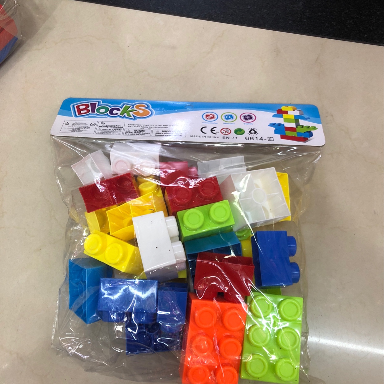 Jinpeng Toys 6614-6 Large Pieces Children's Building Blocks (30 pieces), jigsaw building blocks, Educational toys details Picture