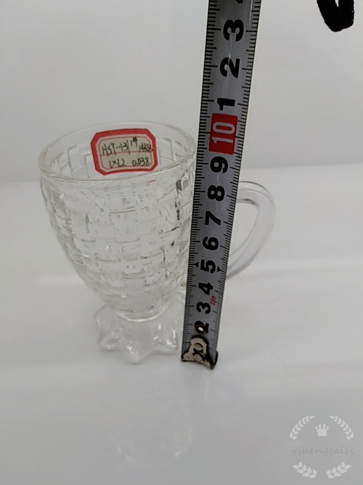 Factory direct sales of wine tea cups with handles and engraved patterns 131 Specification image