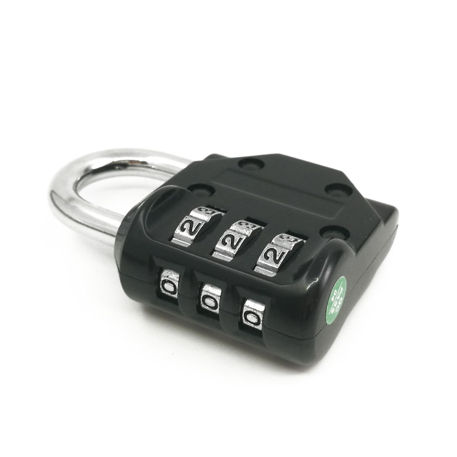 CH-603 zinc alloy luggage combination lock, 3-digit mechanical number digital lock, travel padlock details Picture