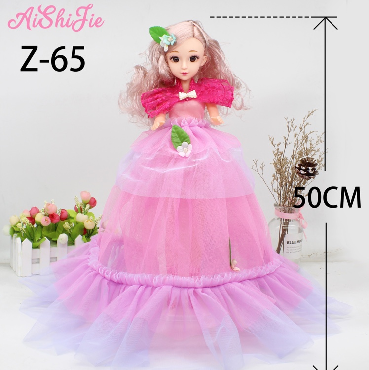 Factory direct selling 50cm Ye Luoli mixed color singing music Barbie doll children toy girl birthday gift thumbnail