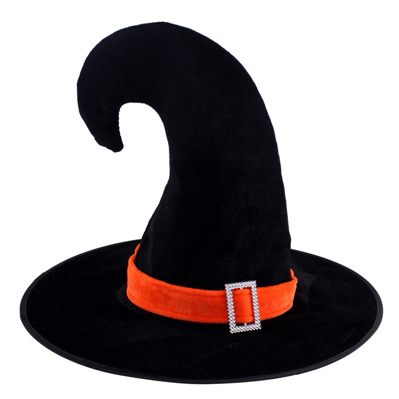 Halloween hats, masquerade party props, bar decorations, dress-up supplies, pumpkin hats, witch hats, wizard hats undefined