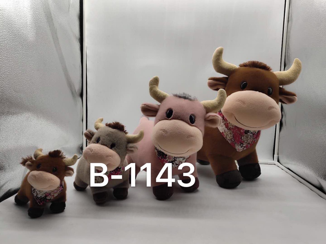Plush toy figurines, dolls, excellent gifts for the zodiac sign of the Ox details Picture