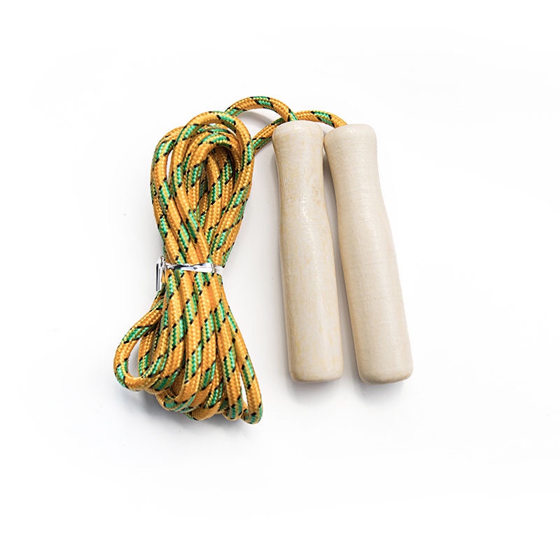 Wood jumping rope