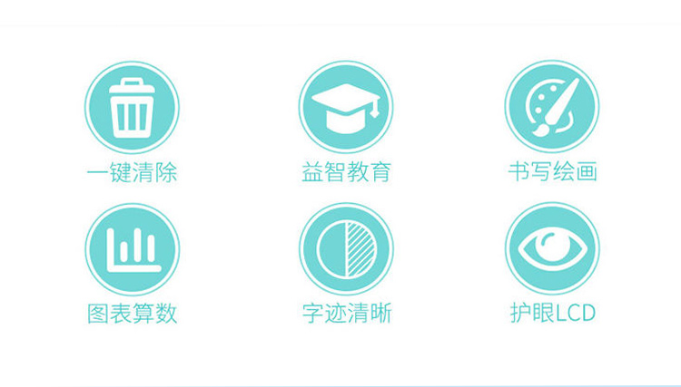 Factory direct sales of graffiti boards, LCD liquid crystal writing boards, hand-drawn drawing boards, early education and intelligence boards, 11-inch monochrome handwriting detail image 2