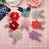 Fashion hair accessories brooch accessories antique clothing headdress shoes and hats DIY decorative flowers crystal resin flower tray thumbnail