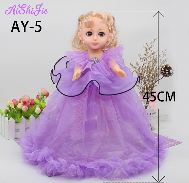 Manufacturer sells 50cm black cuff winks singing music Barbie doll children toy girl birthday gift thumbnail