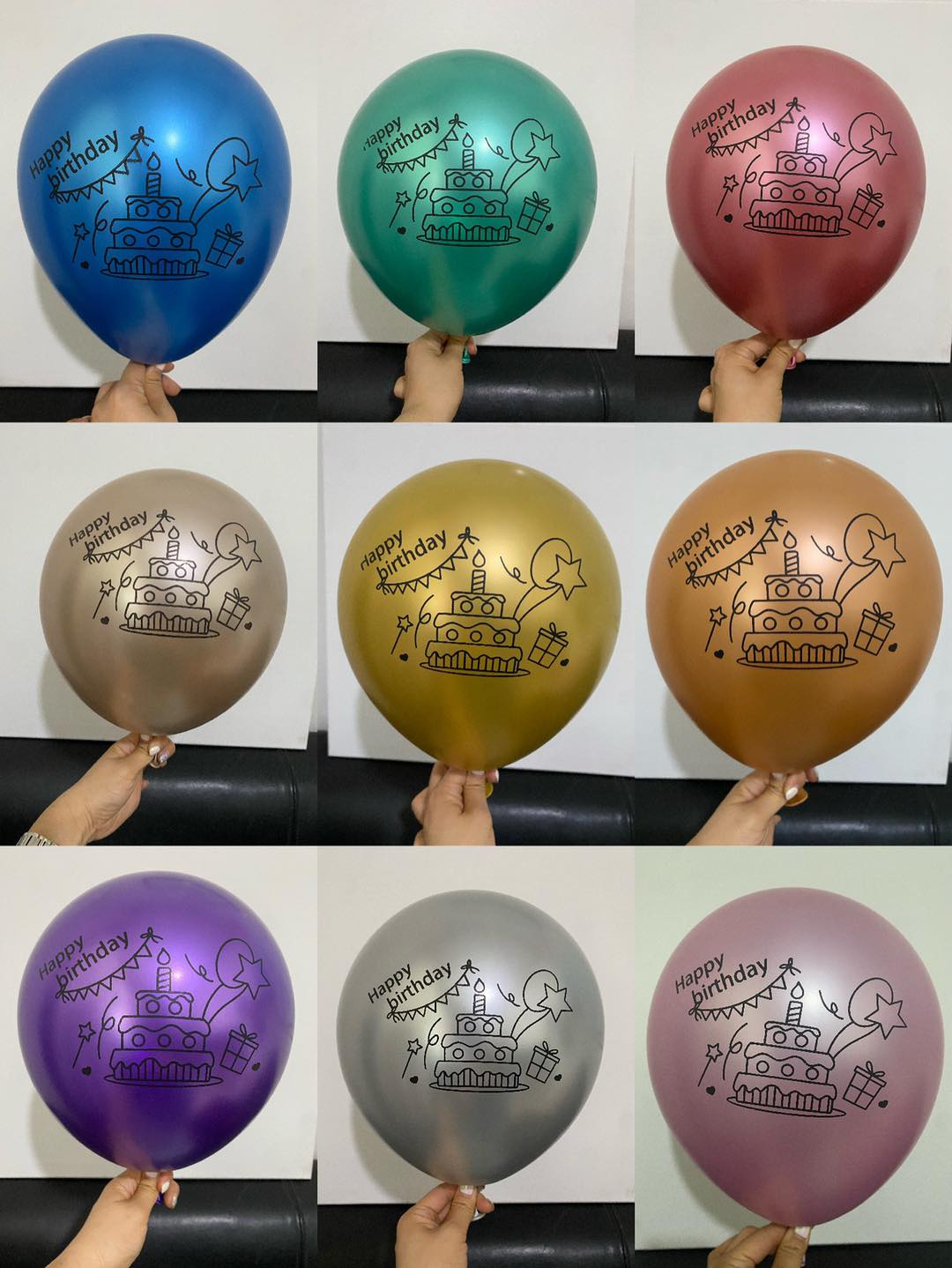 Printed balloons, latex balloons, toy balloons details Picture