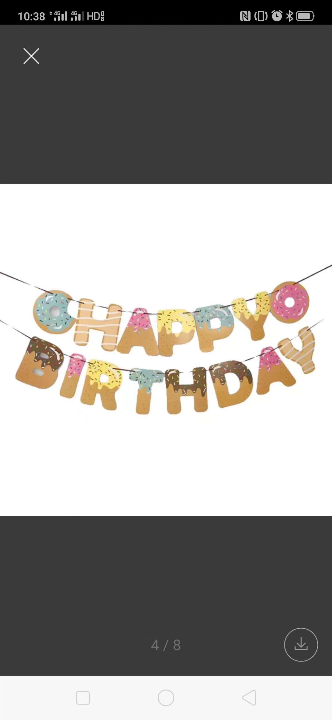 Hang up a birthday party