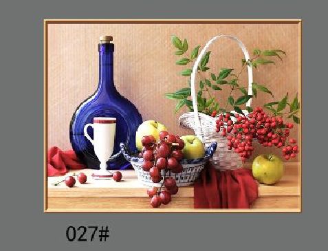Nordic Living Room Dining Room Sofa Background Decorative Painting Landscape Painting Hanging Painting Three Couplets details Picture