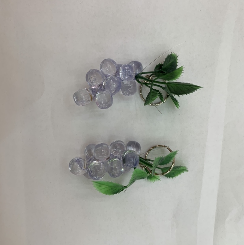 小号菱角水晶葡萄串(紫色）